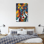 Abstrakte Kunst Leinwanddruck (Insitu (Schlafzimmer))