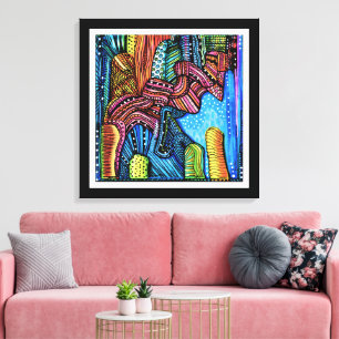 Abstrakte Kunst Leinwanddruck
