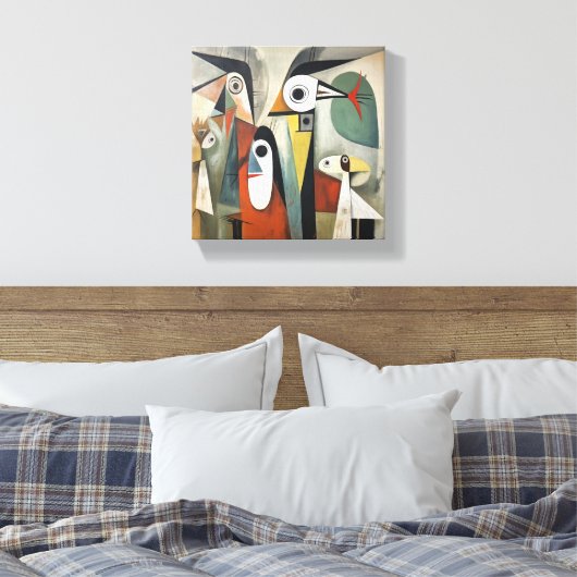 Abstrakte Kunst Leinwanddruck (Insitu (Schlafzimmer))