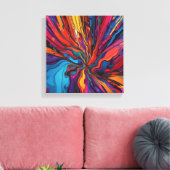 Abstrakte Kunst Leinwanddruck (Insitu (Wohnzimmer))