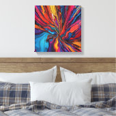 Abstrakte Kunst Leinwanddruck (Insitu (Schlafzimmer))