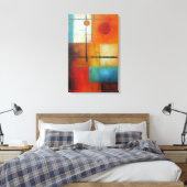Abstrakte Kunst Leinwanddruck (Insitu (Schlafzimmer))
