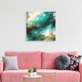 Abstrakte Kunst Leinwanddruck (Insitu (Wohnzimmer))