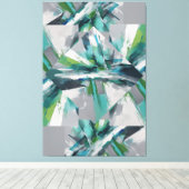 abstrakte Kunst Leinwanddruck (Insitu (Holzboden))