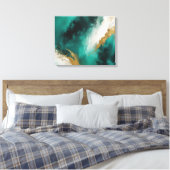 Abstrakte Kunst Leinwanddruck (Insitu (Schlafzimmer))