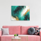 Abstrakte Kunst Leinwanddruck (Insitu (Wohnzimmer))