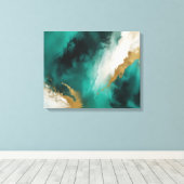 Abstrakte Kunst Leinwanddruck (Insitu (Holzboden))
