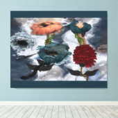 Abstrakte Kunst Leinwanddruck (Insitu (Holzboden))