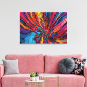 Abstrakte Kunst Leinwanddruck (Insitu (Wohnzimmer))
