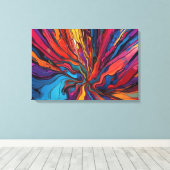 Abstrakte Kunst Leinwanddruck (Insitu (Holzboden))