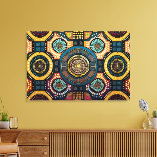 Abstrakte Kunst Leinwanddruck (Insitu (Wohnzimmer))