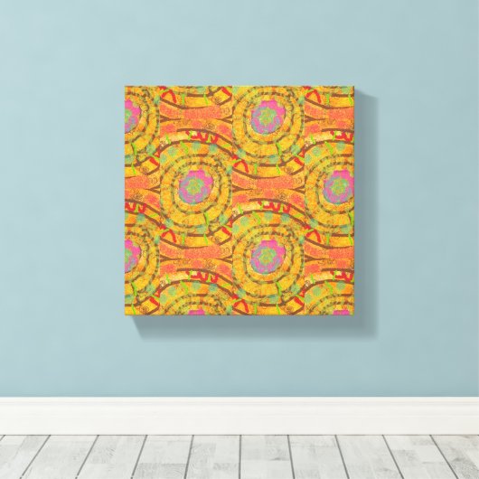 Abstrakte Kunst Leinwanddruck (Insitu (Holzboden))