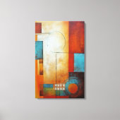 Abstrakte Kunst Leinwanddruck (Vorderseite)
