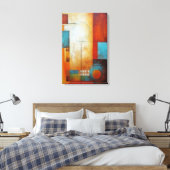 Abstrakte Kunst Leinwanddruck (Insitu (Schlafzimmer))
