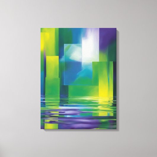 Abstrakte Kunst Leinwanddruck (Vorderseite)