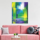 Abstrakte Kunst Leinwanddruck (Insitu (Wohnzimmer))