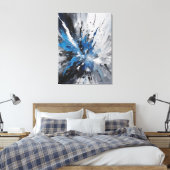 Abstrakte Kunst Leinwanddruck (Insitu (Schlafzimmer))