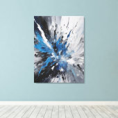 Abstrakte Kunst Leinwanddruck (Insitu (Holzboden))