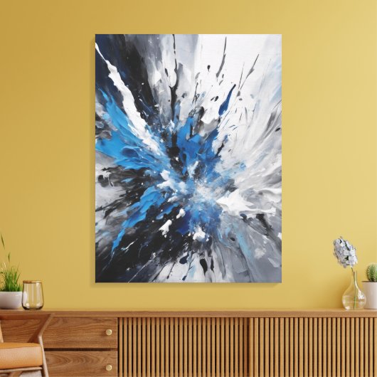 Abstrakte Kunst Leinwanddruck (Insitu (Wohnzimmer))