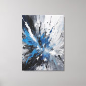 Abstrakte Kunst Leinwanddruck (Vorderseite)