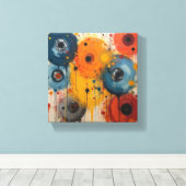 Abstrakte Kunst Leinwanddruck (Insitu (Holzboden))