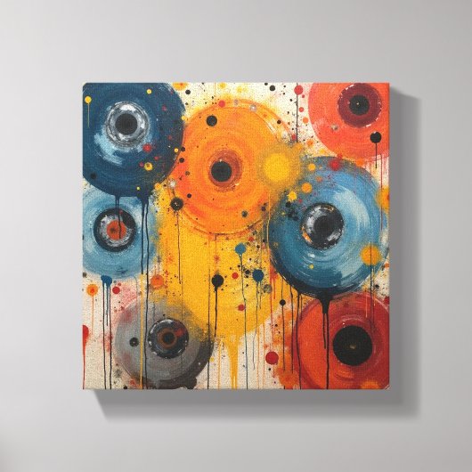 Abstrakte Kunst Leinwanddruck (Vorderseite)