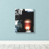 Abstrakte Kunst Leinwanddruck (Insitu (Holzboden))