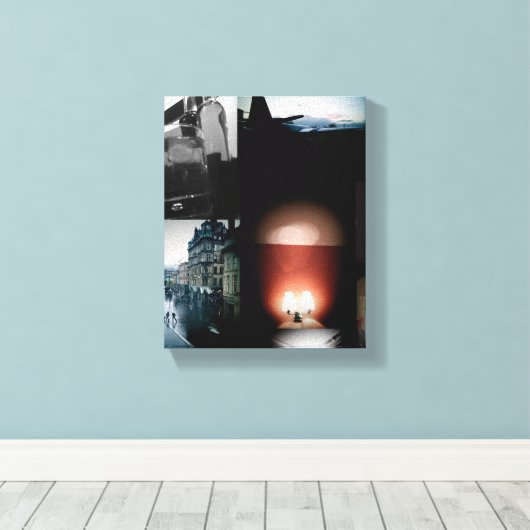 Abstrakte Kunst Leinwanddruck (Insitu (Holzboden))