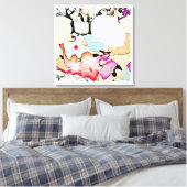 Abstrakte Kunst Leinwanddruck (Insitu (Schlafzimmer))