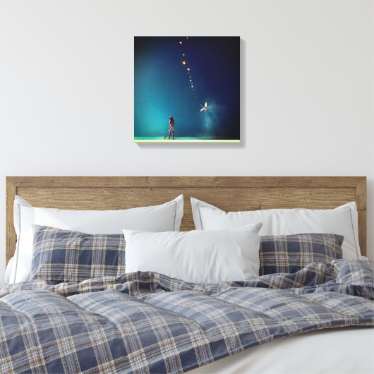 Abstrakte Kunst Leinwanddruck (Insitu (Schlafzimmer))