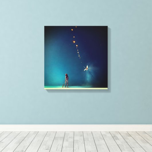 Abstrakte Kunst Leinwanddruck (Insitu (Holzboden))