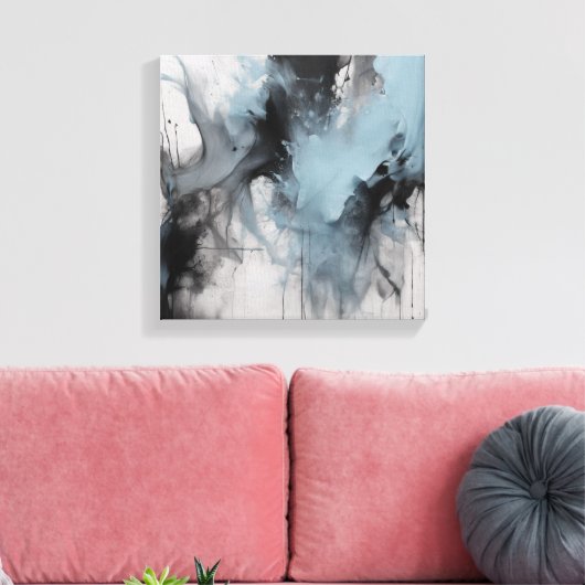 Abstrakte Kunst Leinwanddruck (Insitu (Wohnzimmer))