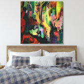Abstrakte Kunst Leinwanddruck (Insitu (Schlafzimmer))