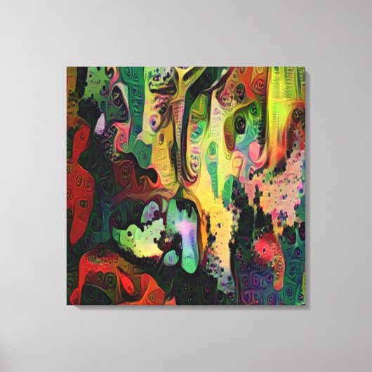 Abstrakte Kunst Leinwanddruck (Vorderseite)