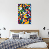 Abstrakte Kunst Leinwanddruck (Insitu (Schlafzimmer))