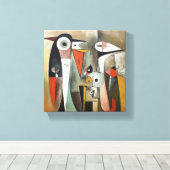 Abstrakte Kunst Leinwanddruck (Insitu (Holzboden))