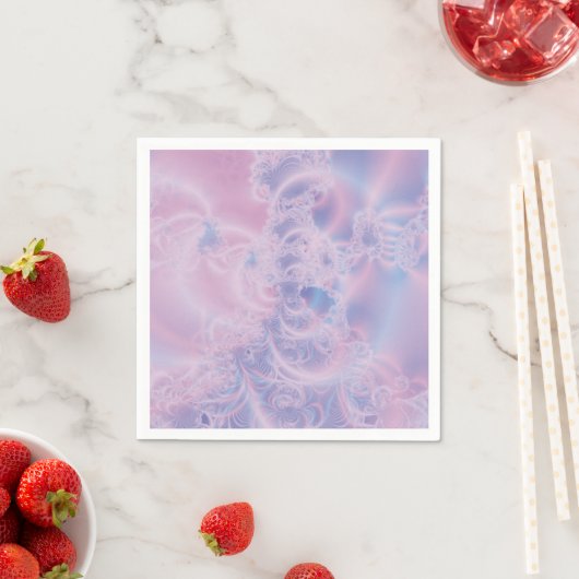 Abstrakte Kunst Leuchtendes Rosa Serviette (Beispiel)