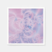 Abstrakte Kunst Leuchtendes Rosa Serviette (Vorderseite)