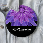 Abstrakte Kunst Lila Blume Button (Beispiel)