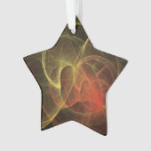 Abstrakte Kunst Magische Flamme Ornament (Vorderseite)