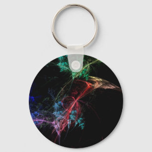 Abstrakte Kunst Magische Lichter Schlüsselanhänger