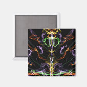 Abstrakte Kunst Magnet (Vorderseite/Rückseite)