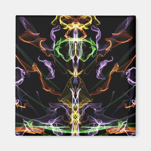 Abstrakte Kunst Magnet (Vorne)