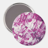 Abstrakte Kunst Magnet (Vorderseite/Rückseite)