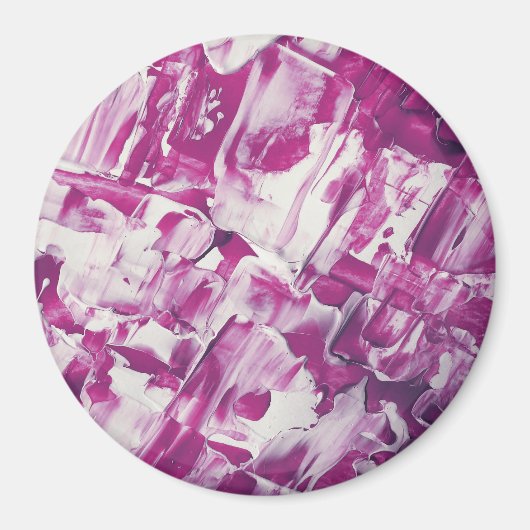 Abstrakte Kunst Magnet (Vorne)