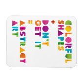 Abstrakte Kunst Magnet (Horizontal)