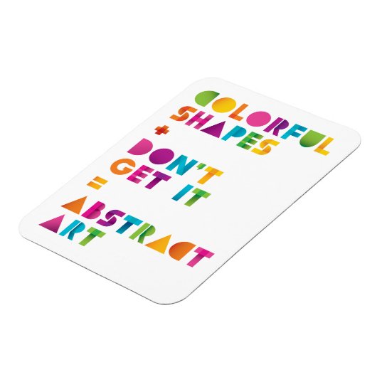 Abstrakte Kunst Magnet (Linke Seite)