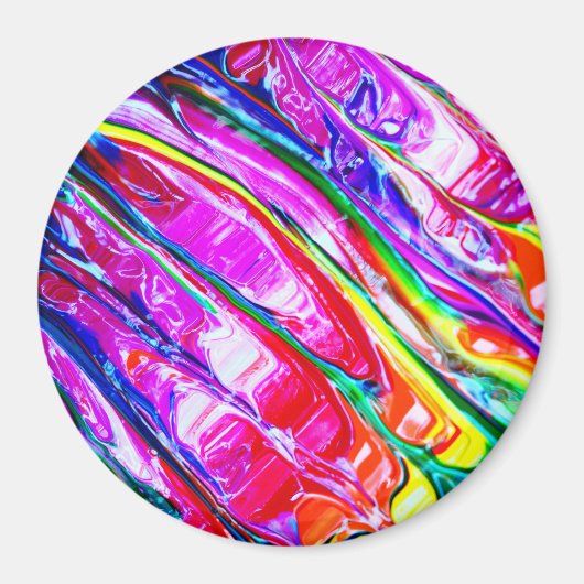 Abstrakte Kunst Magnet (Vorne)