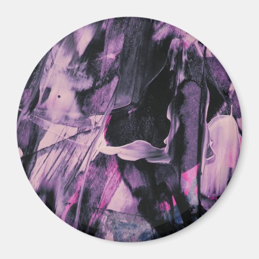 Abstrakte Kunst Magnet (Vorne)