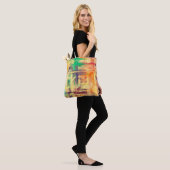Abstrakte Kunst malen #28 Tasche (Am Model)